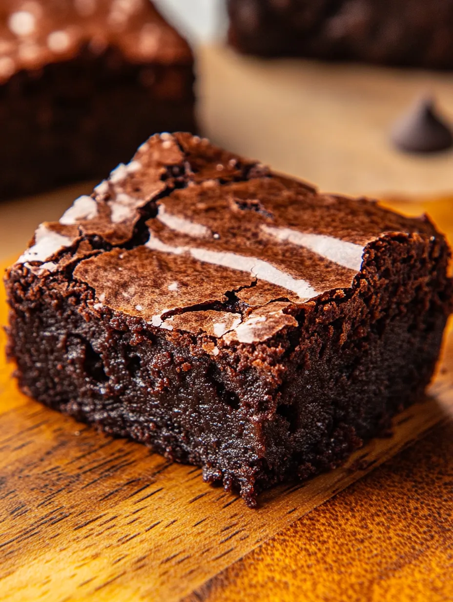 A slice of chocolate cake on a wooden table.