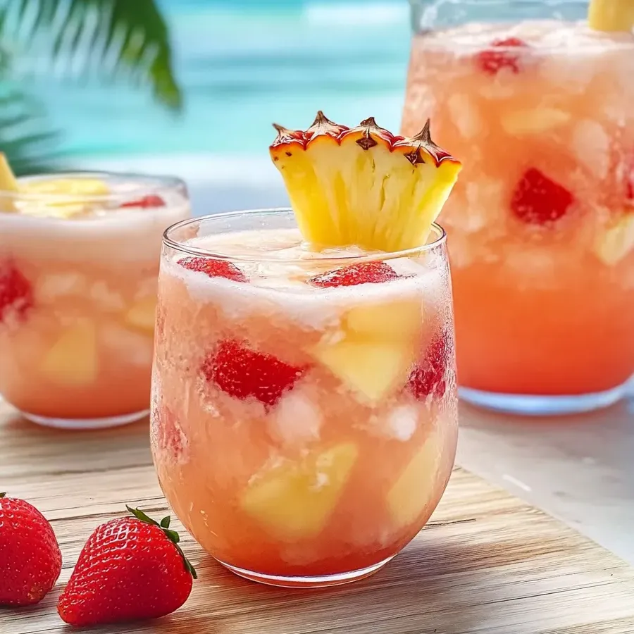 Piña Colada Strawberry Punch