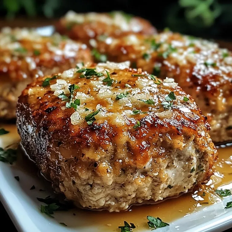 Ein Teller mit Fleisch und Soße.