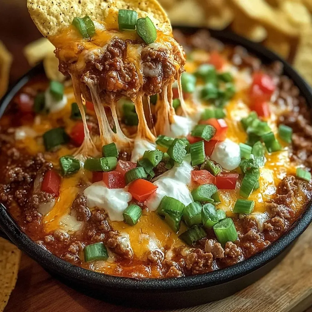 Eine Schüssel mit Chili und Chips daneben.