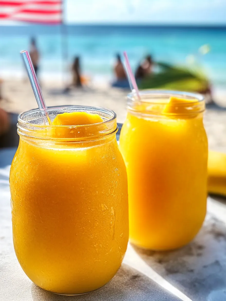 Zwei Gläser mit Orangensaft stehen auf einem Tisch.