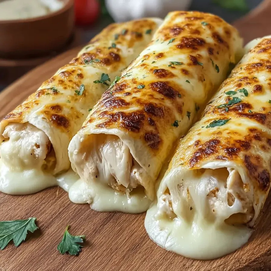 Haufenweise Essen mit Tomaten und geschmolzenem Käse auf einem Teller.