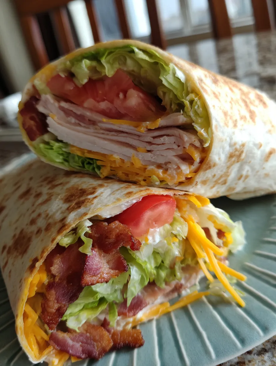 Ein Burrito mit Salat und Tomate.